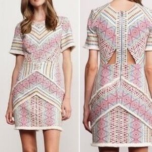 🔥Adelyn Rae Multicolor Fringe Body Con Minidress